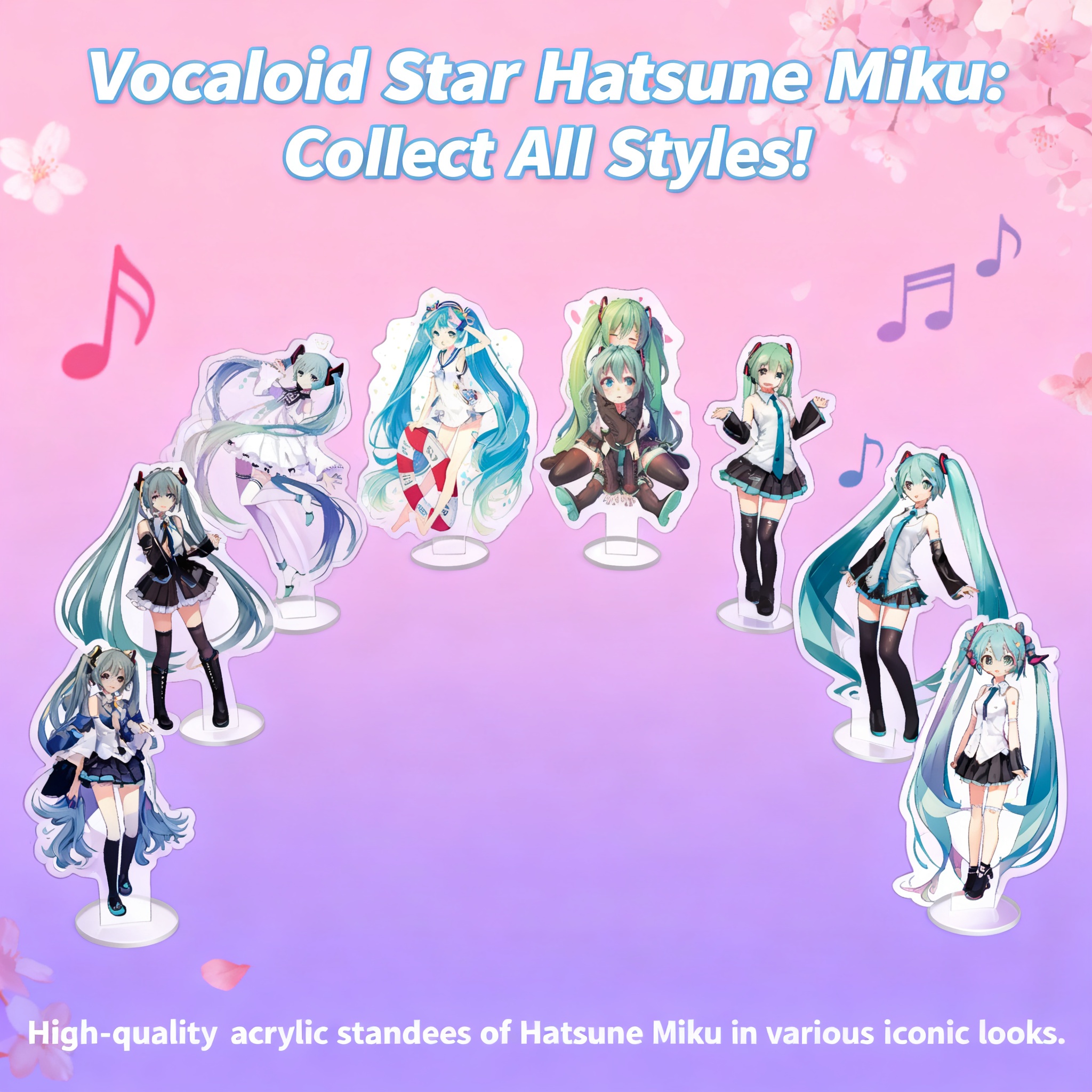 Anime Merchandise Wholesale - Anime Figure Acrylic Stand Double Sided