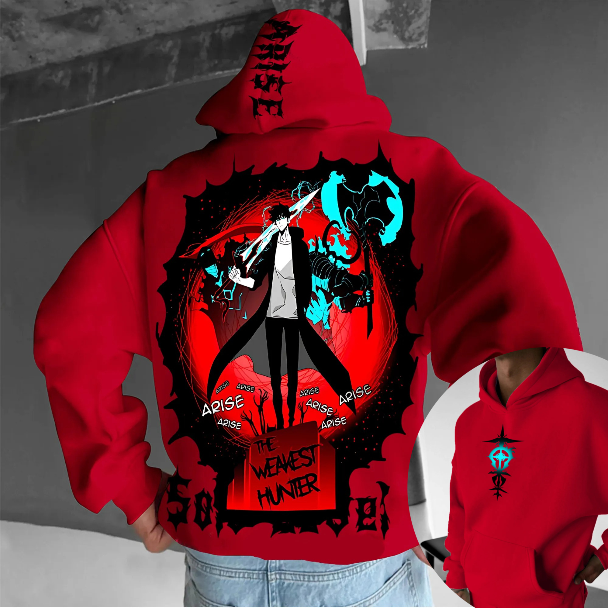 Anime Merch Hoodie - Solo Leveling Parent-child Clothing Autumn and
