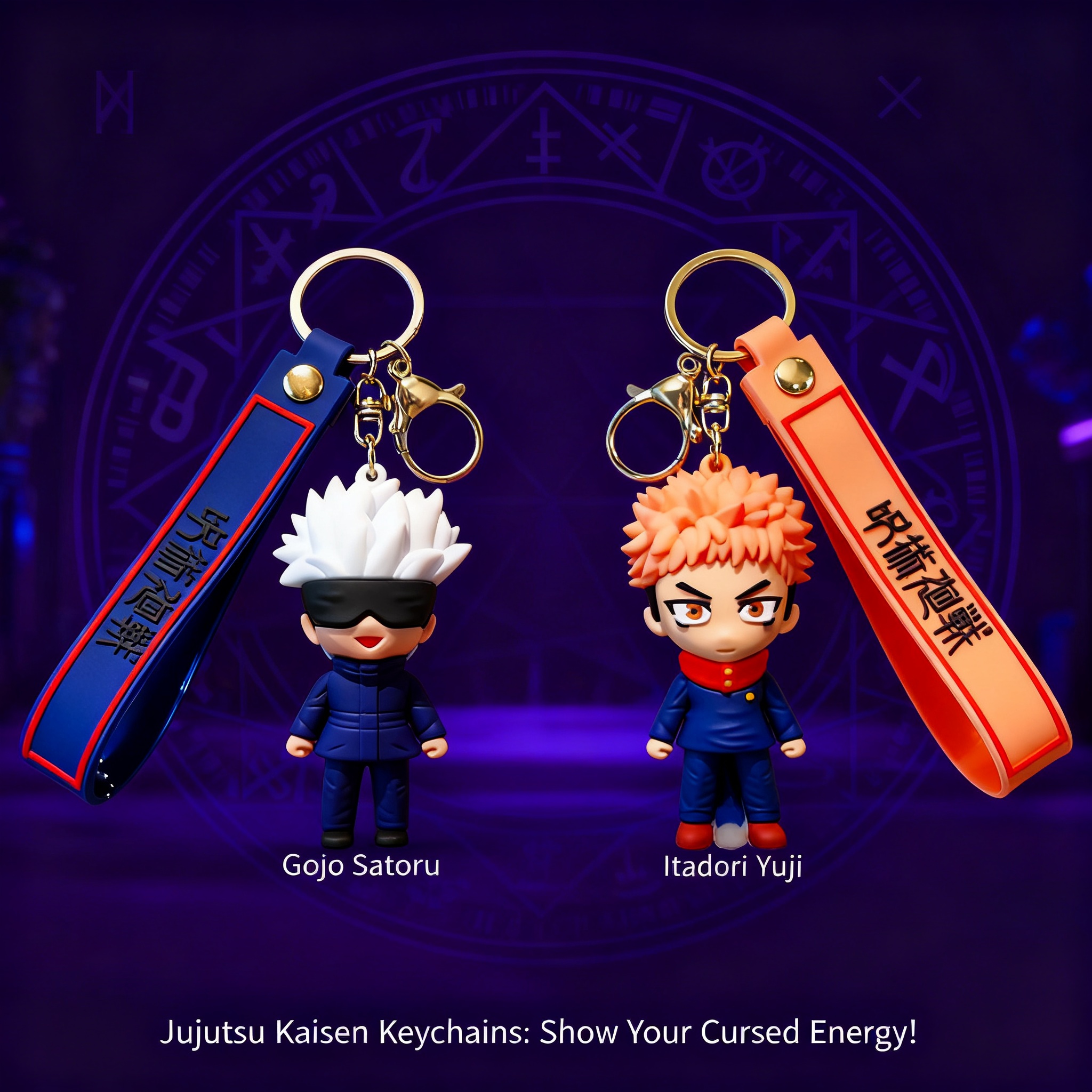 Anime Merchandise Figures - Jujutsu Kaisen Anime Keychain Pendant Action