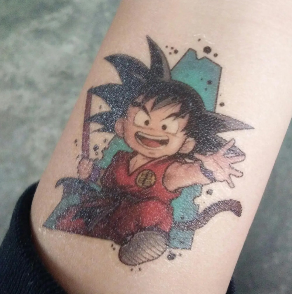 Anime Poster Print - Dragon Ball tattoo stickers - Seven