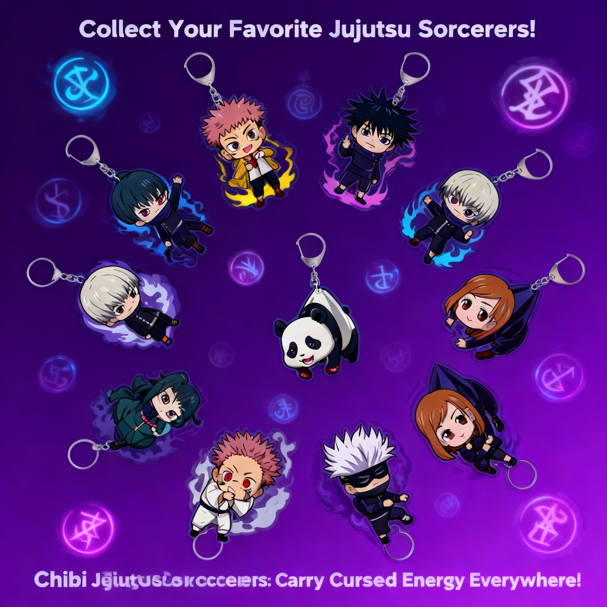 Anime Merchandise Wholesale - Jujutsu Kaisen Anime Double Sided Transparent