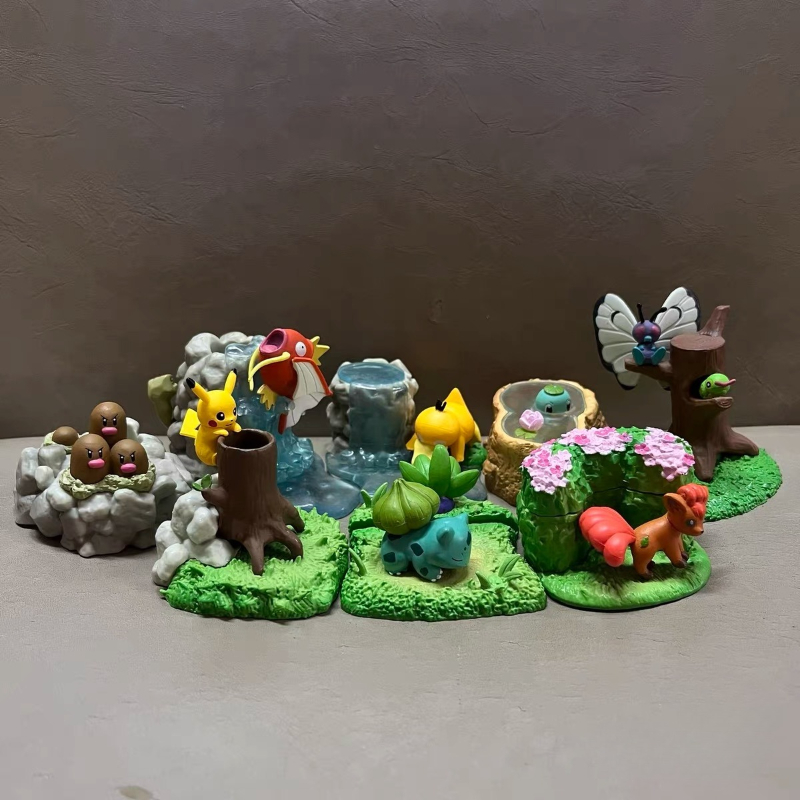 Pokemon Anime Merchandise - Pokemon Anime Figure Pikachu Magikarp Squirtle