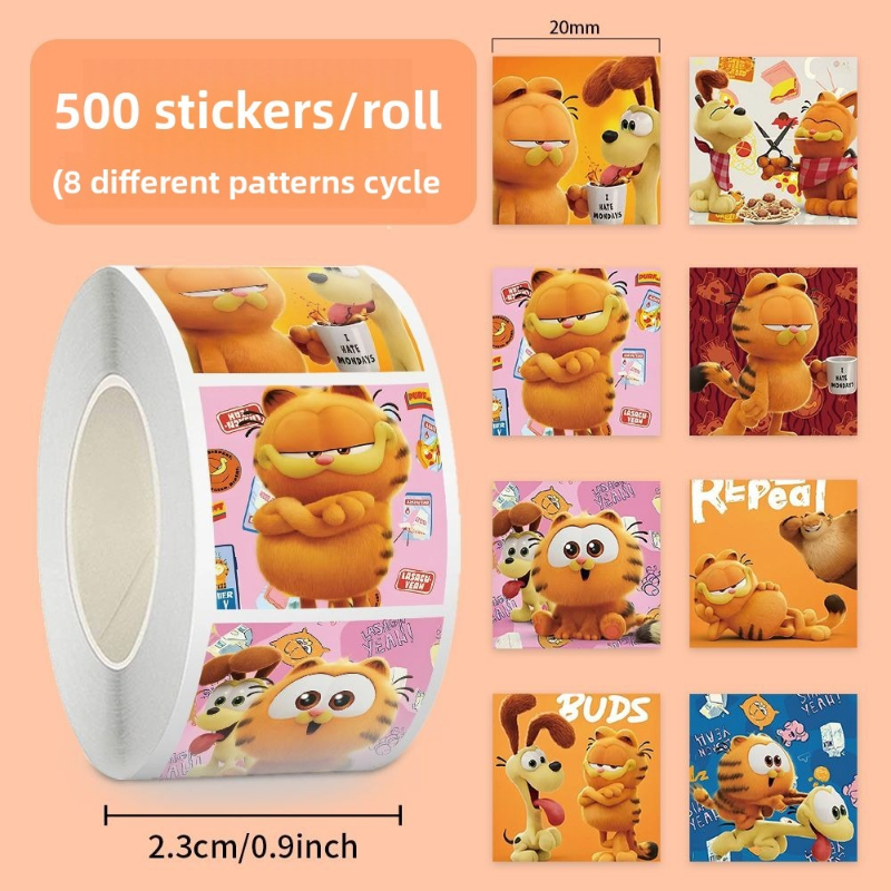 Garfield cartoon cute 500pcs r - Anime Merchandise Wholesale recensione e prezzo