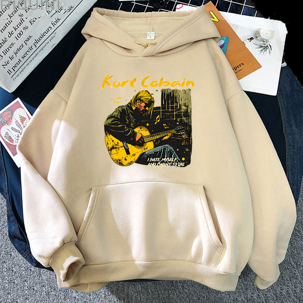 Autumn Kurt Cobain Hip Hop Swe - Anime Merch Hoodie recensione e prezzo