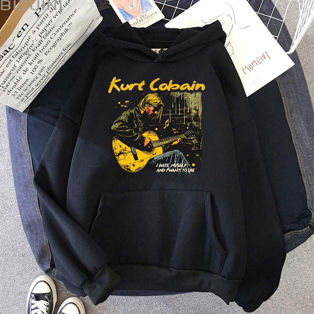 Autumn Kurt Cobain Hip Hop Swe - Anime Merch Hoodie recensione e prezzo