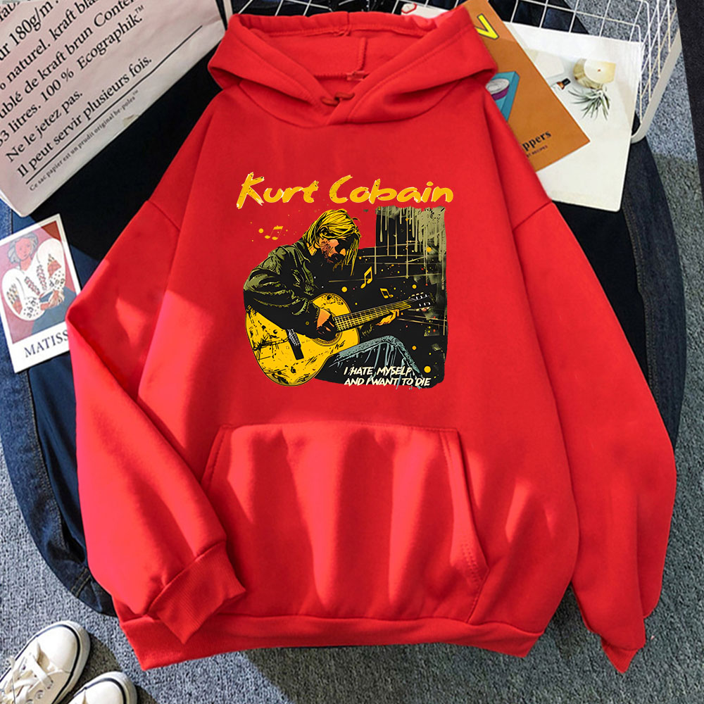 Autumn Kurt Cobain Hip Hop Swe - Anime Merch Hoodie recensione e prezzo