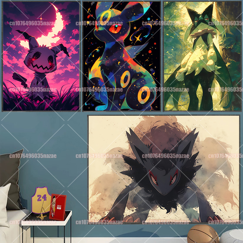 Anime Pokemon Canvas Painting  - Anime Poster Print recensione e prezzo