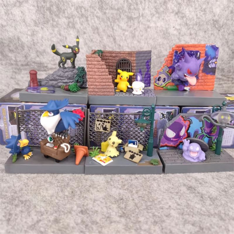 6pcs/set Anime Pokemon Town Se - Pokemon Anime Merchandise recensione e prezzo