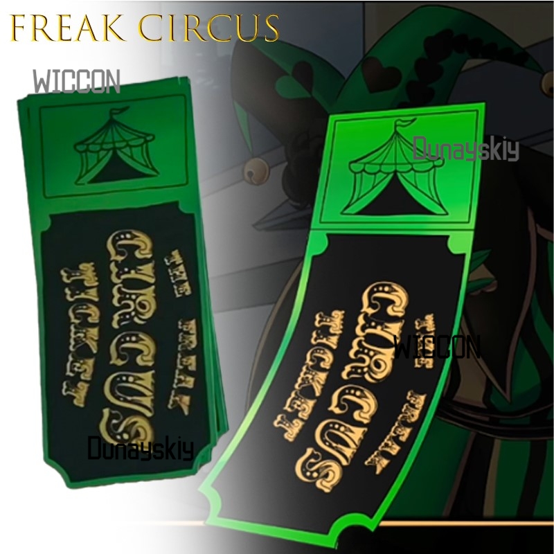 Freak Circus Ticket Card Red G - Anime Merchandise Europe recensione e prezzo