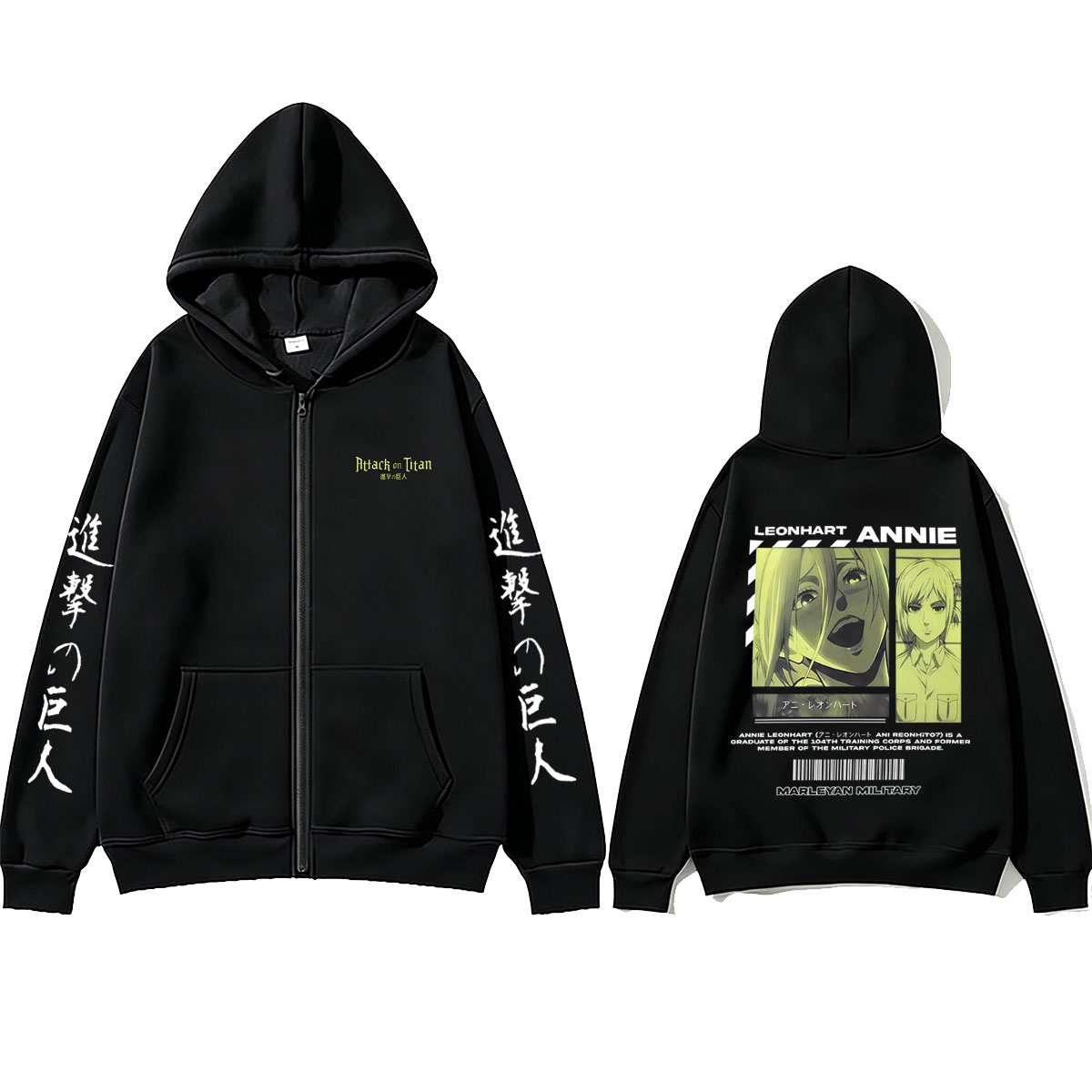 Anime Attack on Titan Annie Le - Anime Merch Hoodie recensione e prezzo