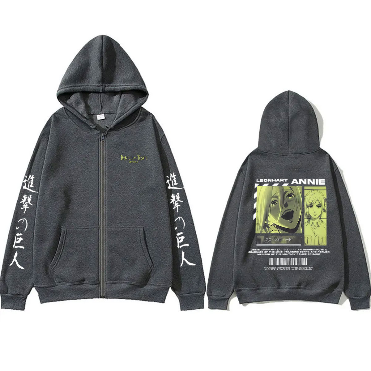 Anime Attack on Titan Annie Le - Anime Merch Hoodie recensione e prezzo