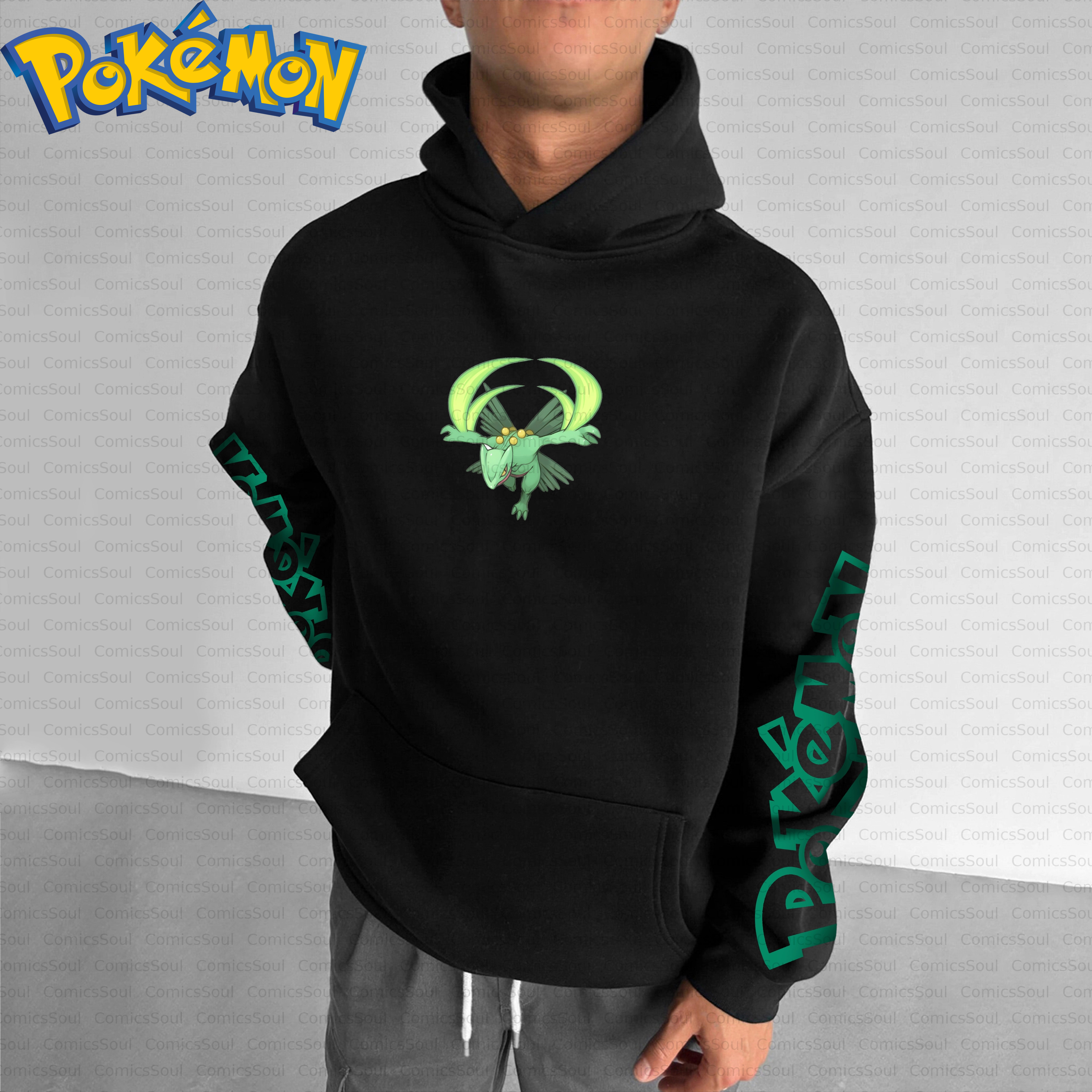 Black Cotton New Pokemon Hoodi - Anime Merch Hoodie recensione e prezzo