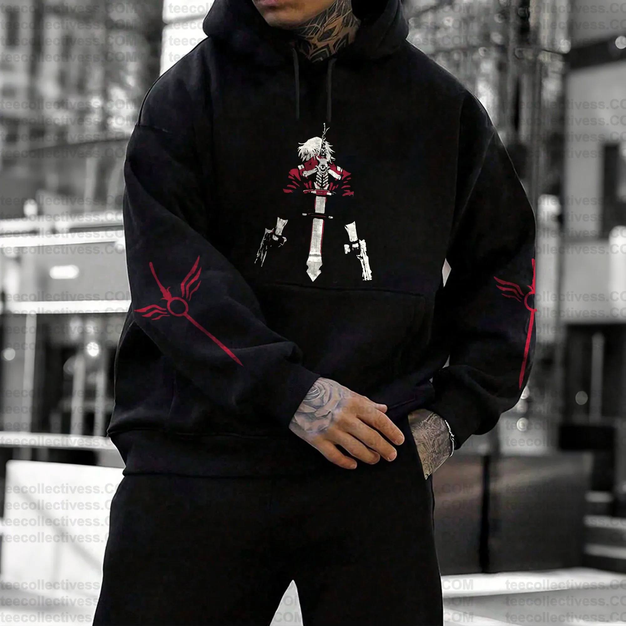 Devil May Cry 5 Hoodie Set Bla - Anime Merch Hoodie recensione e prezzo