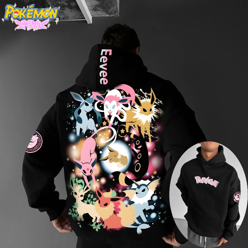 2025 Pok É Mon Classic Charact - Anime Merch Hoodie recensione e prezzo