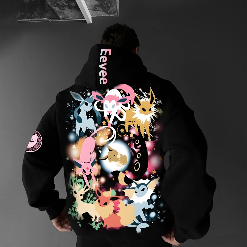 2025 Pok É Mon Classic Charact - Anime Merch Hoodie recensione e prezzo