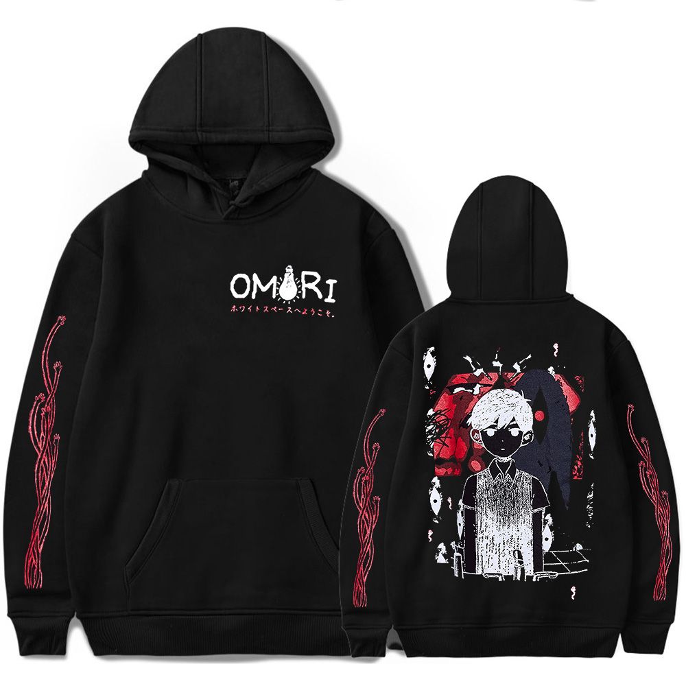 2023 Omori Red Space Hoodie Me - Anime Merch Hoodie recensione e prezzo