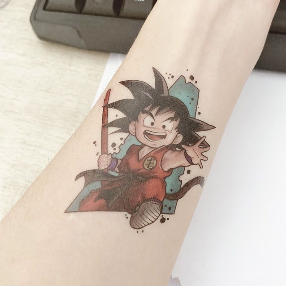 Dragon Ball tattoo stickers -  - Anime Poster Print recensione e prezzo