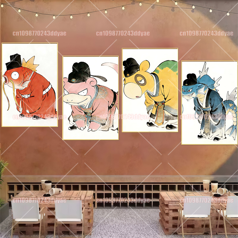 Pokemon Ink Antique Poster Gen - Anime Poster Print recensione e prezzo