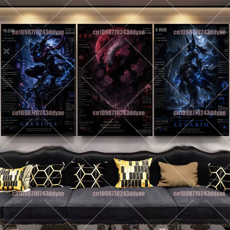 Anime Pokemon Canvas Painting  - Anime Poster Print recensione e prezzo