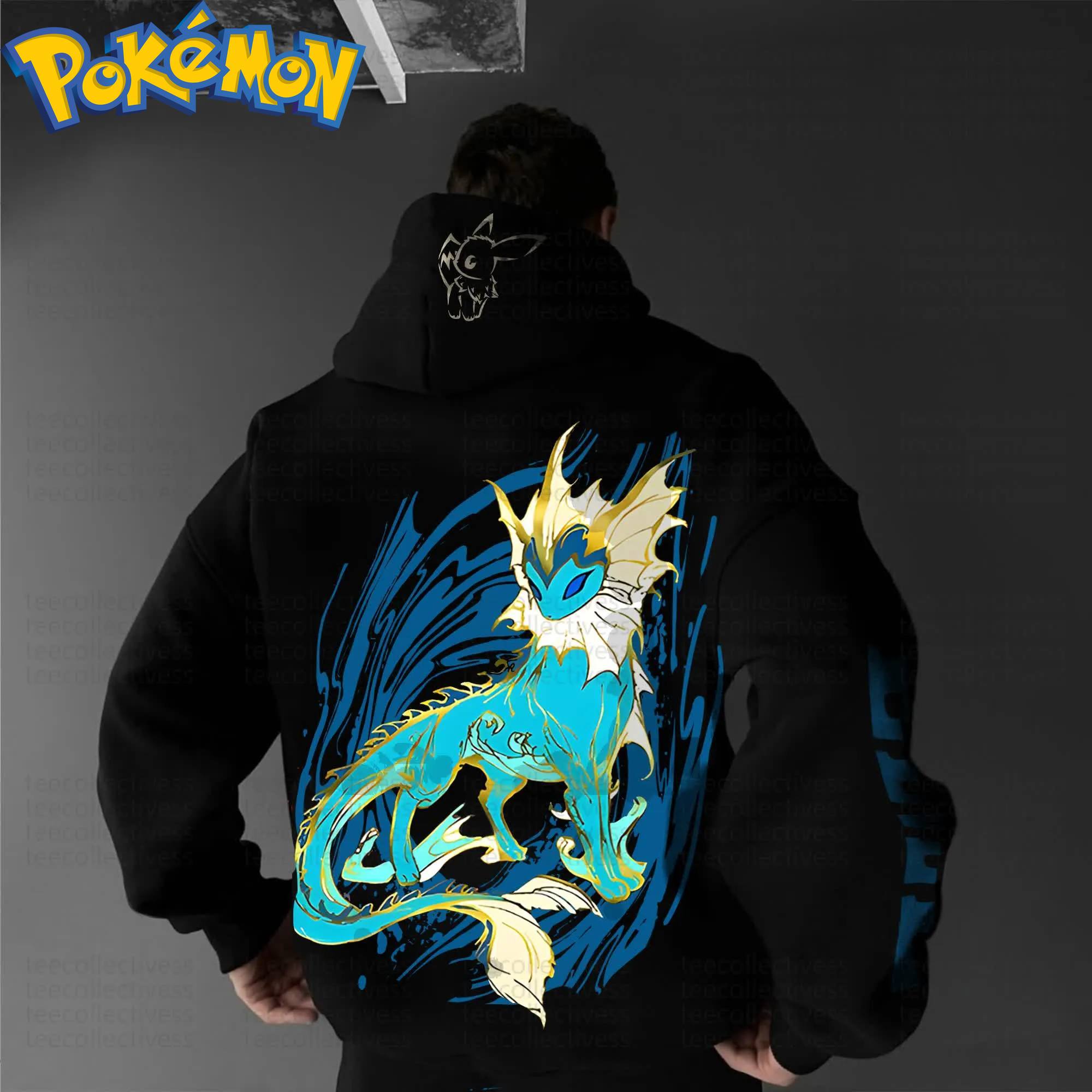 Pokemon Anime Vaporeon Cotton  - Anime Merch Hoodie recensione e prezzo